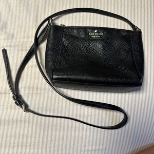 Kate Spade black leather bag